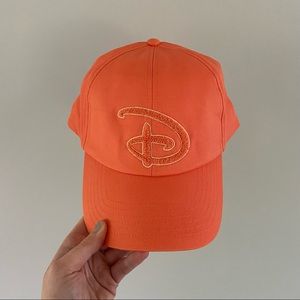 Walt Disney World ‘D’ Orange Baseball Cap (NWOT)